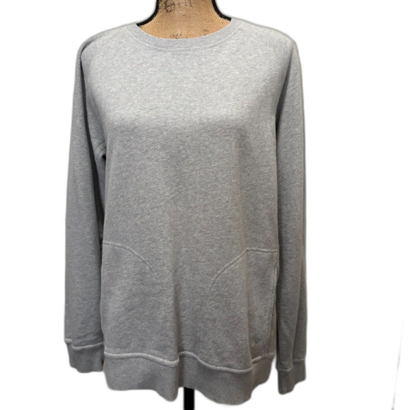 Known Supply Organic Cotton Solid Gray Crewneck Sweatshirt Unisex Fit Size Small - Picture 1 of 6